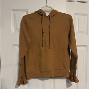 J Crew brown hoodie size small